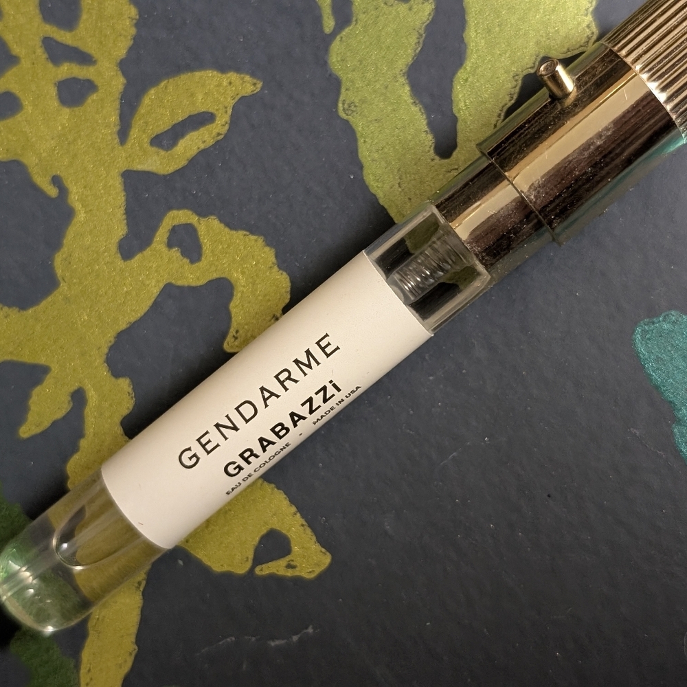 Gendarme grabazzi EDP unisex  PARFUM fragrance .27 oz spray vial,≈60% full